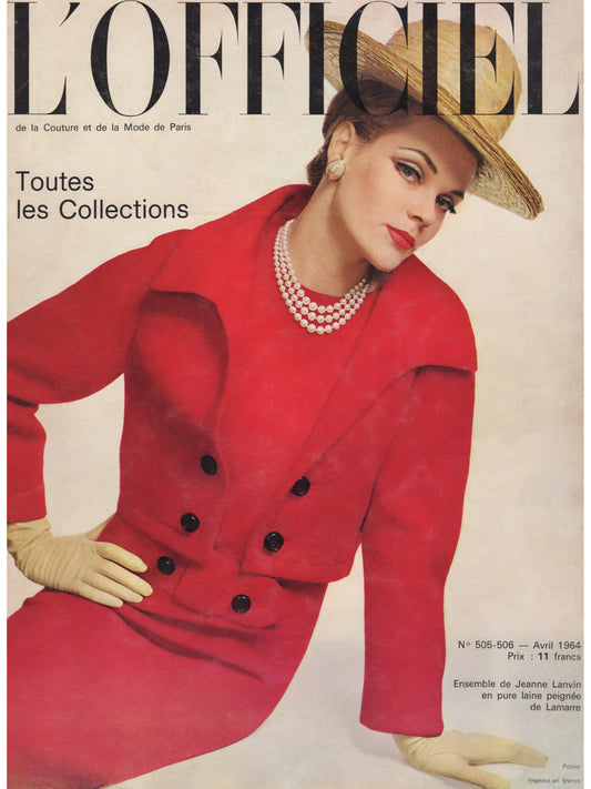 L'OFFICIEL PARIS April 1964