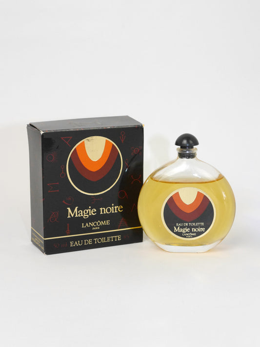 LANCÔME Magie Noire (1978) 50 ml Eau de Toilette EdT Splash 1970s Vintage Perfume Parfum First Version