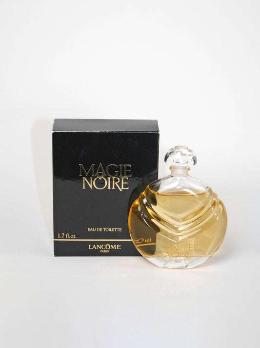 LANCÔME Magie Noire (1978) 50 ml Eau de Toilette EdT Splash 1980s Vintage Perfume Parfum