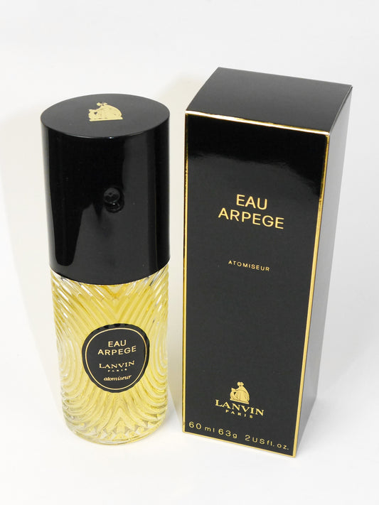 LANVIN Eau Arpège (1927) 60 ml Eau de Toilette Atomiseur Vintage Perfume Parfum 1980s Version