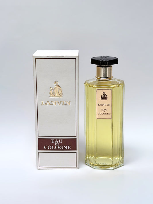 LANVIN Eau de Lanvin (1933) 220 ml Eau de Cologne Splash w/ Box 1970s Vintage Perfume Parfum