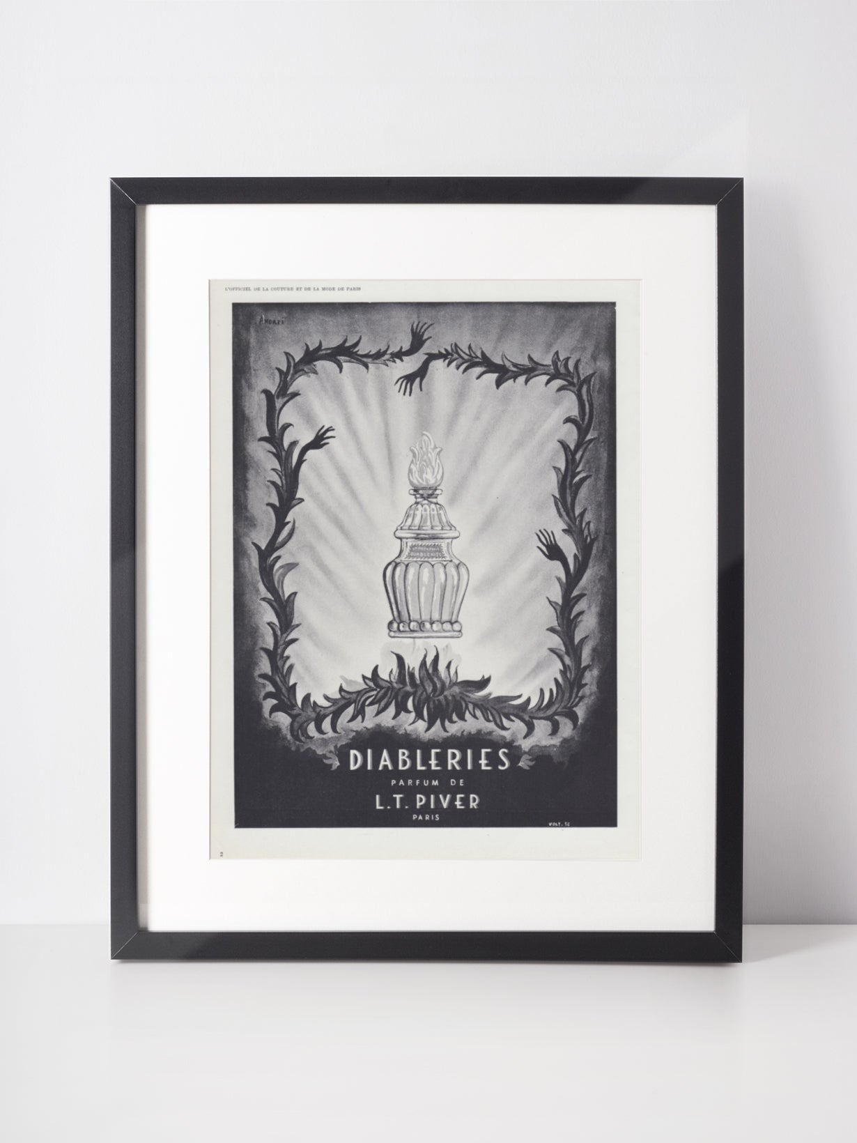 JEAN PATOU 1950 Vintage Print Advertisement Joy Perfume Ad