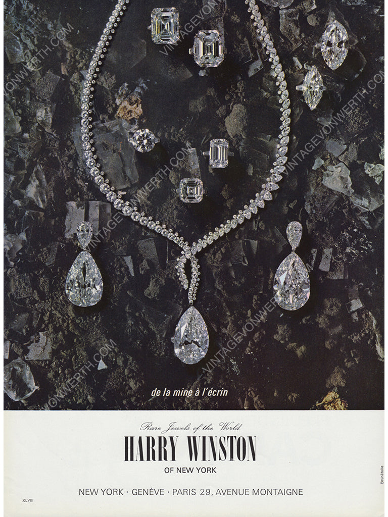 CARON 1965 Vintage Advertisement 1960s Perfume Print Ad