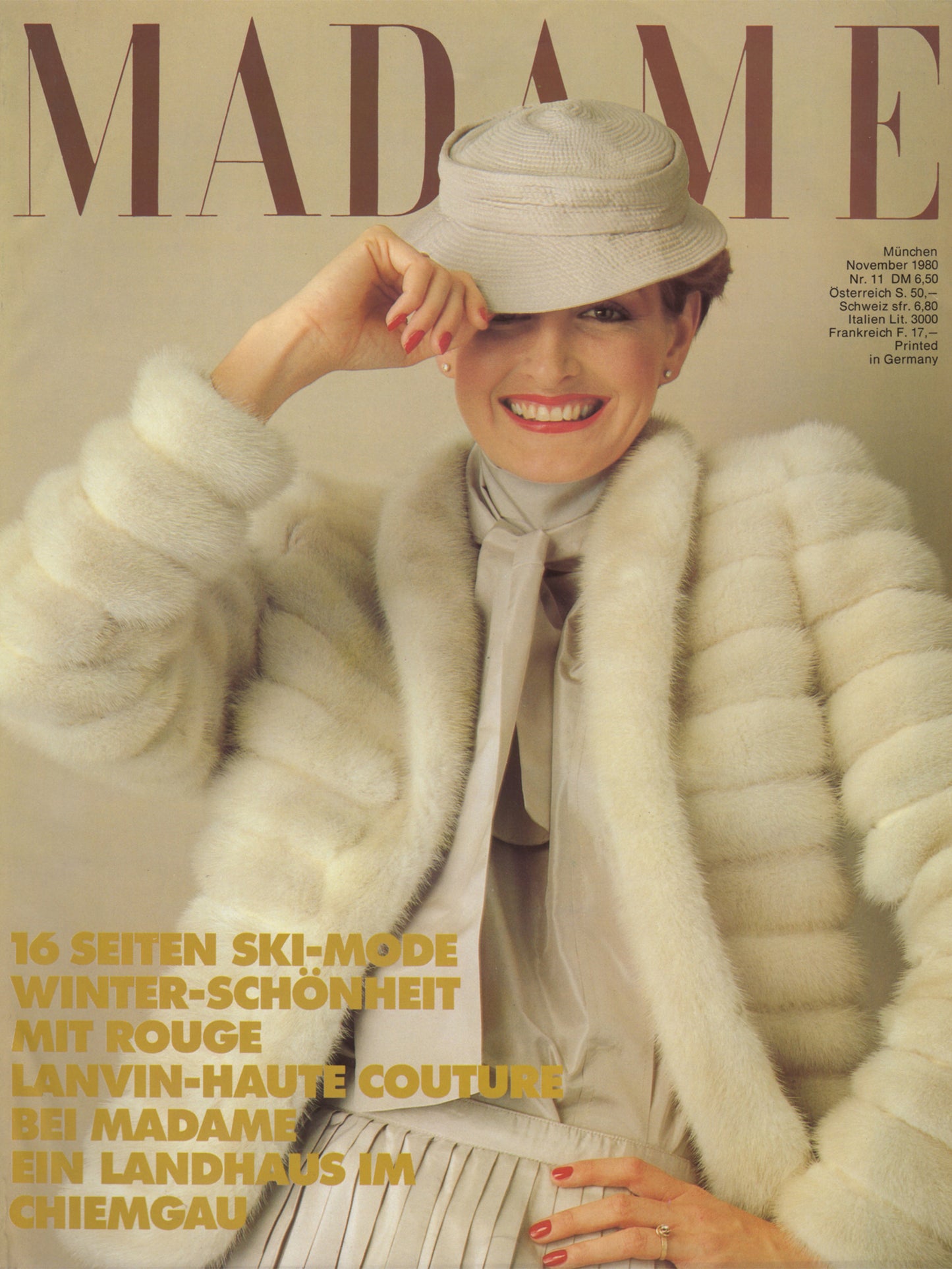 MADAME GERMANY November 1980