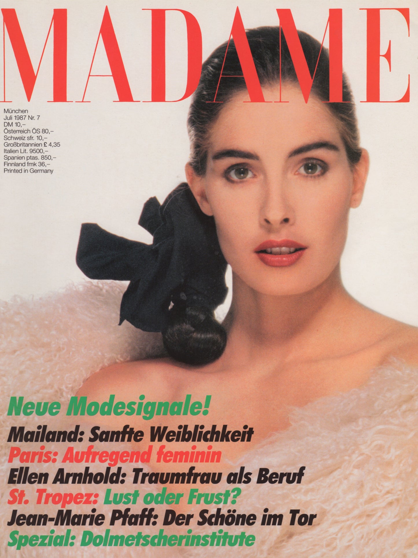 MADAME GERMANY July 1987