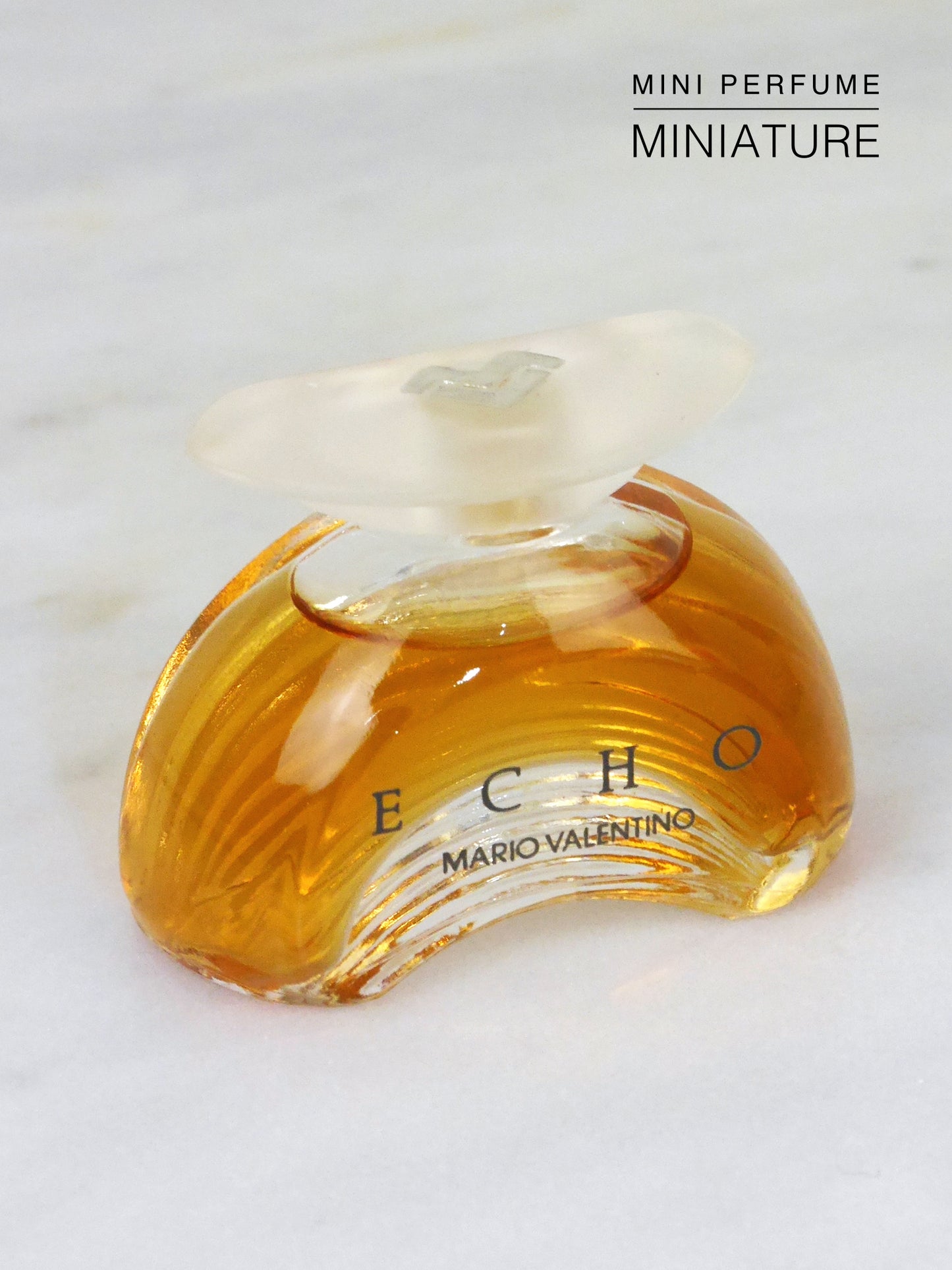 MARIO VALENTINO Echo (1989) 5 ml Eau de Parfum EdP Miniature Perfume 1980s Vintage