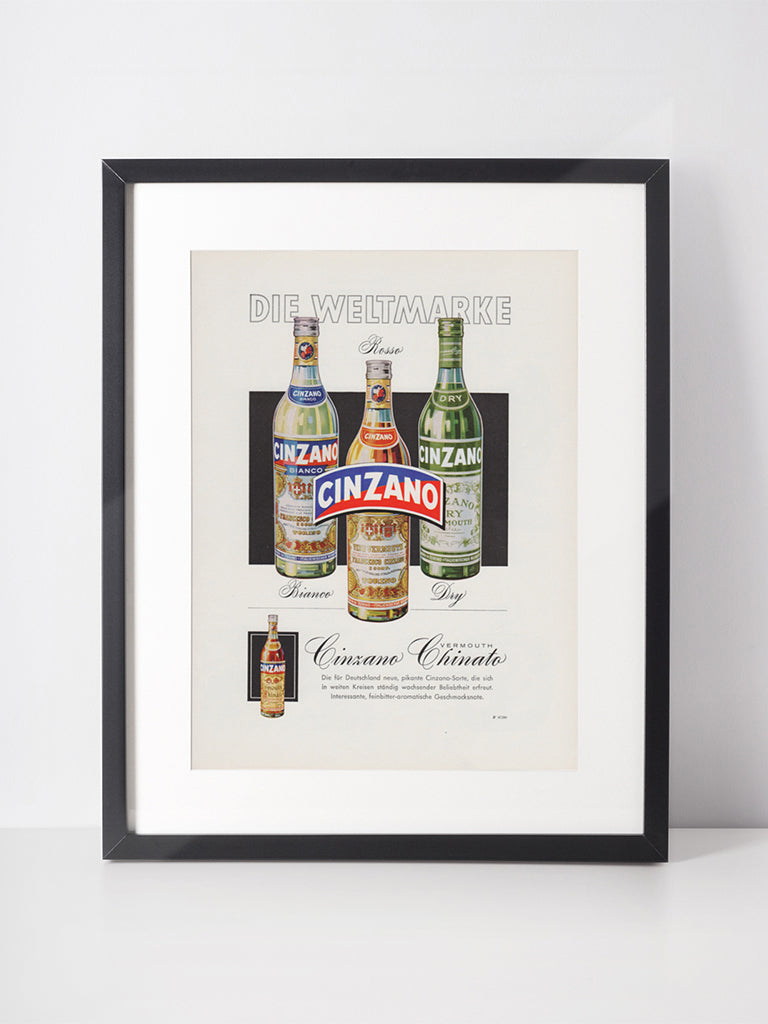 CINZANO 1959 Vintage Advertisement 1950s Beverage Alcohol Print Ad