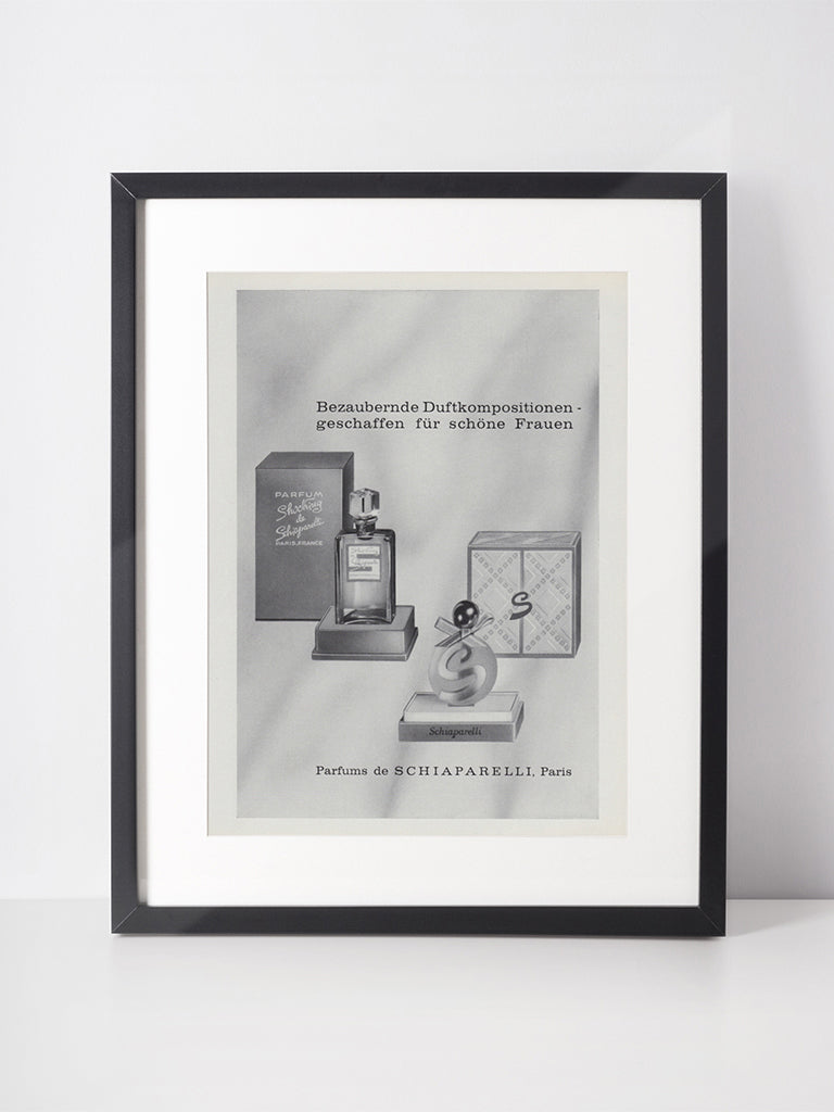SCHIAPARELLI 1965 Vintage Advertisement 1960s Perfume Print Ad