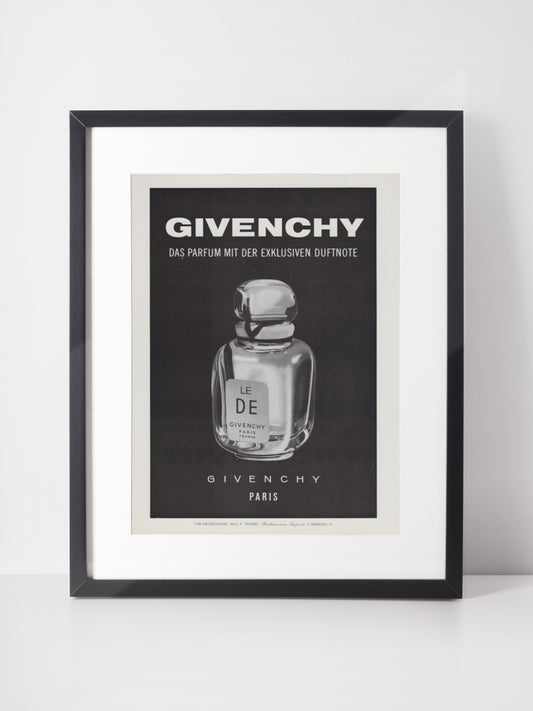 GIVENCHY 1966 Le Dé Perfume Vintage Print Advertisement Fragrance