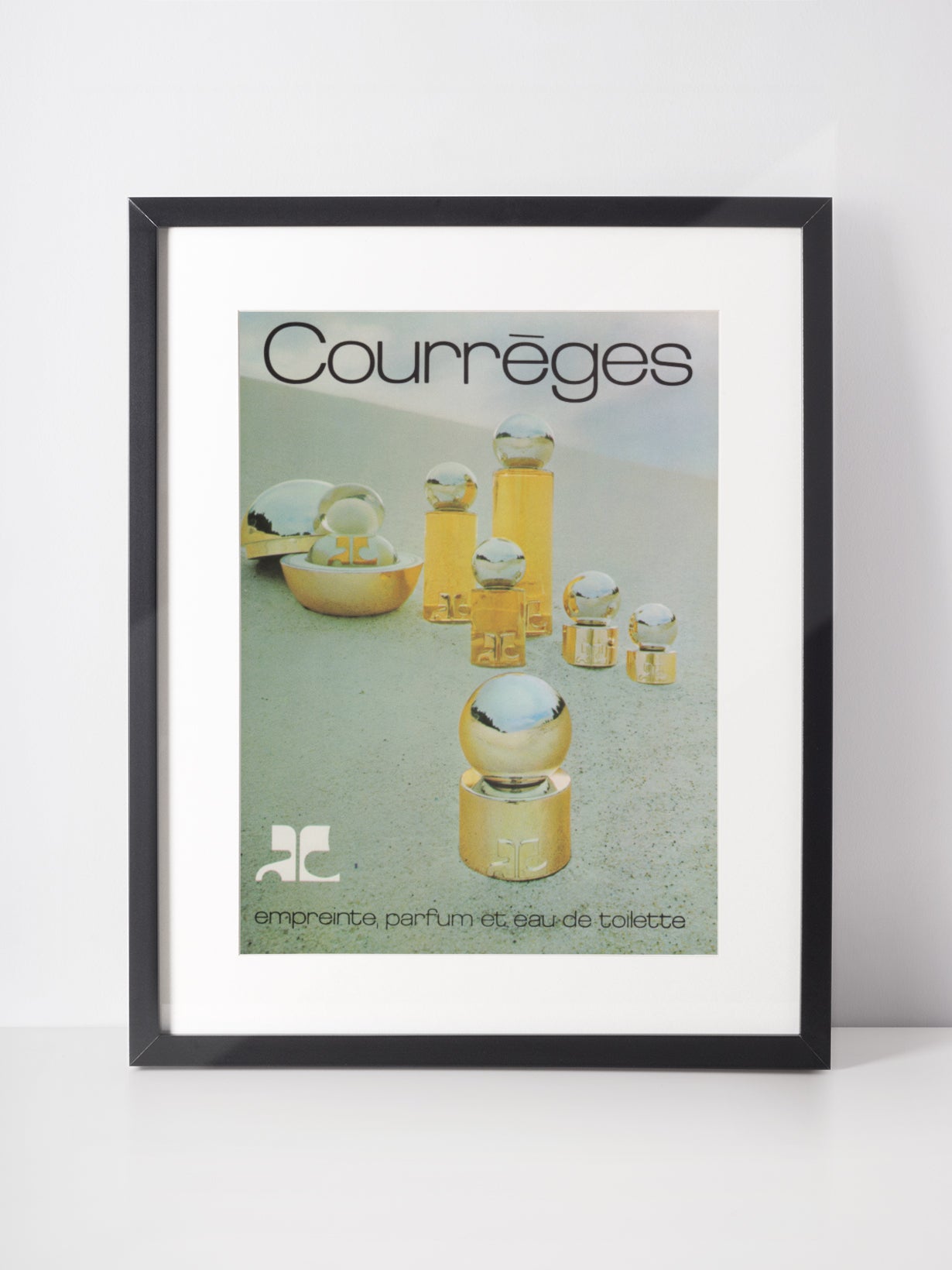 COURRÈGES 1973 Vintage Magazine Advertisement Perfume Fragrance