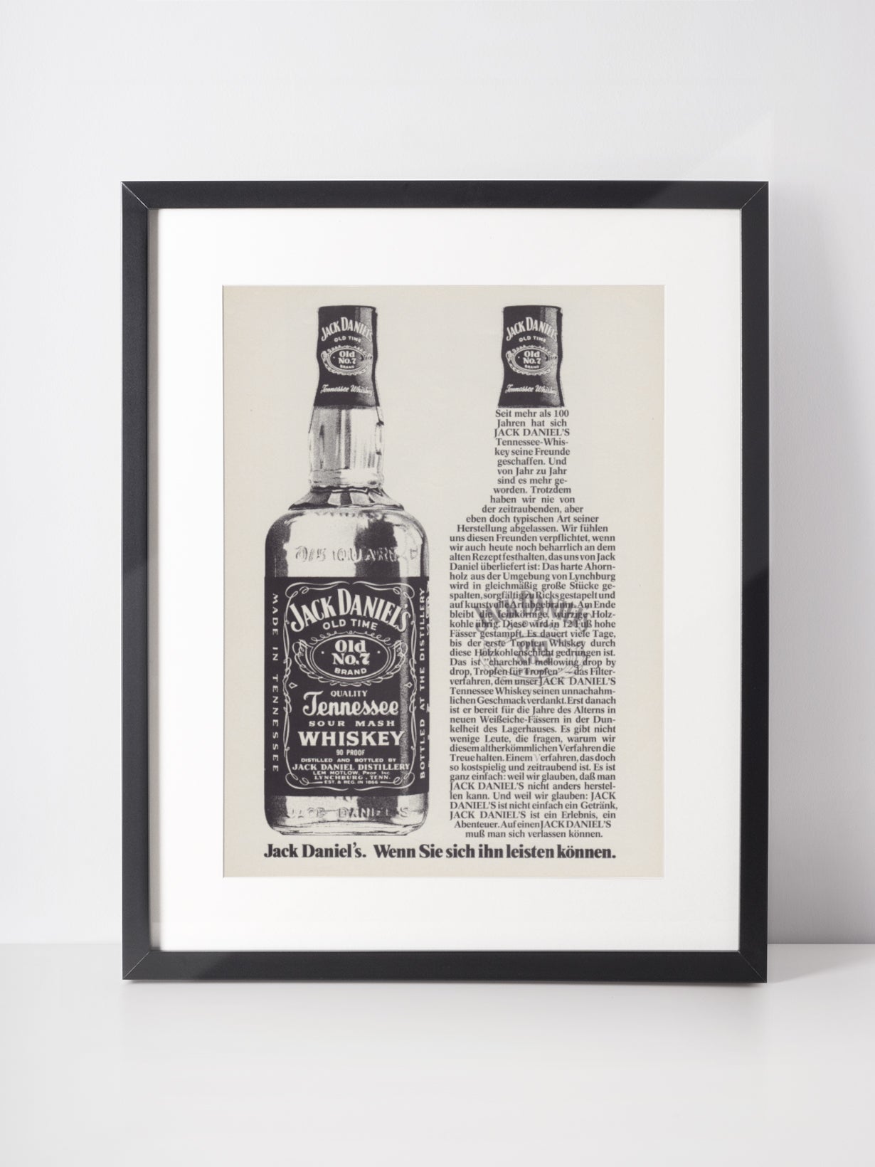 JACK DANIEL'S 1975 Vintage Print Advertisement 1970s Whiskey Magazine Ad