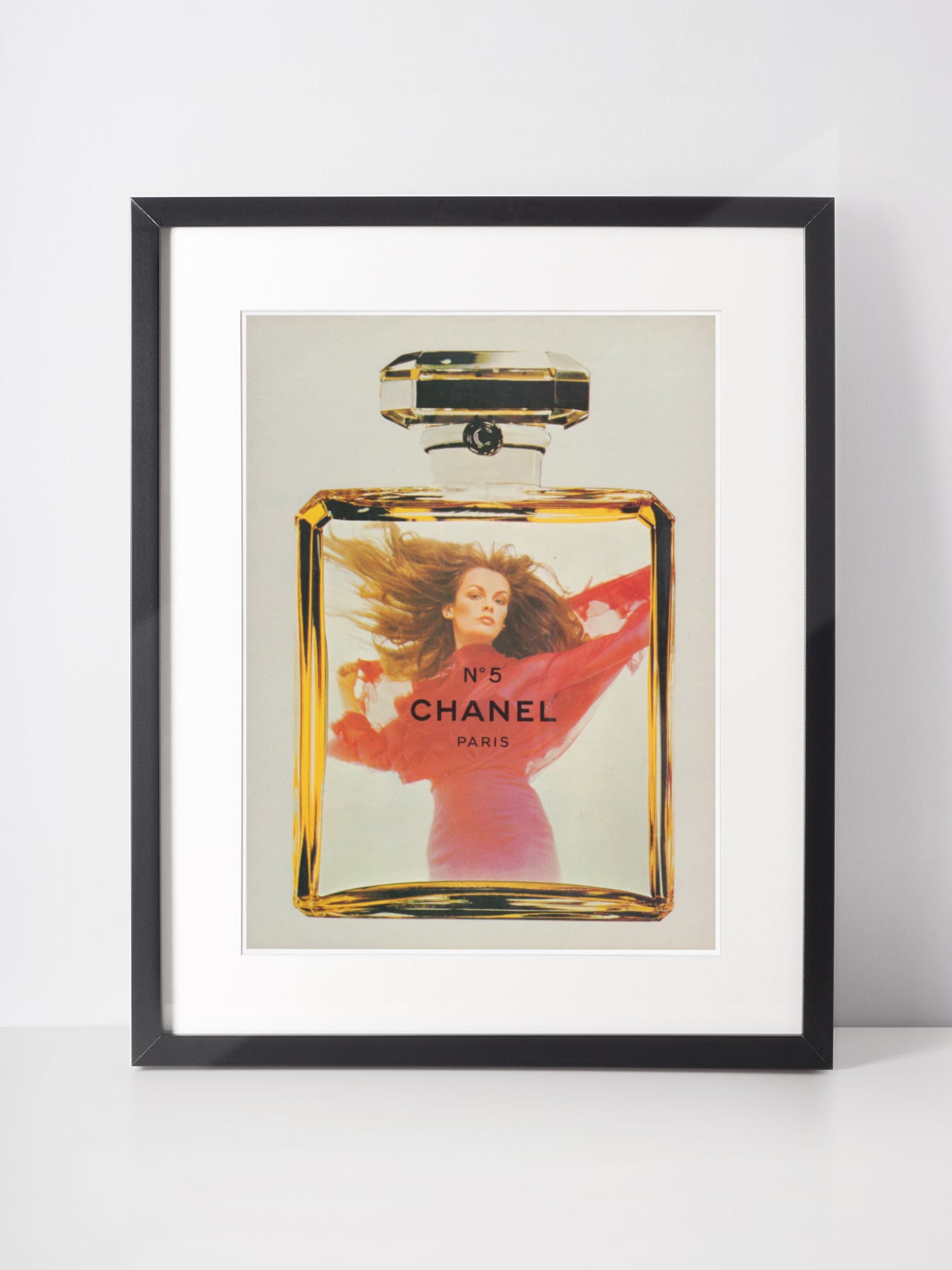 CHANEL 1976 No 5 Perfume Vintage Print Advertisement Magazine Ad Jean