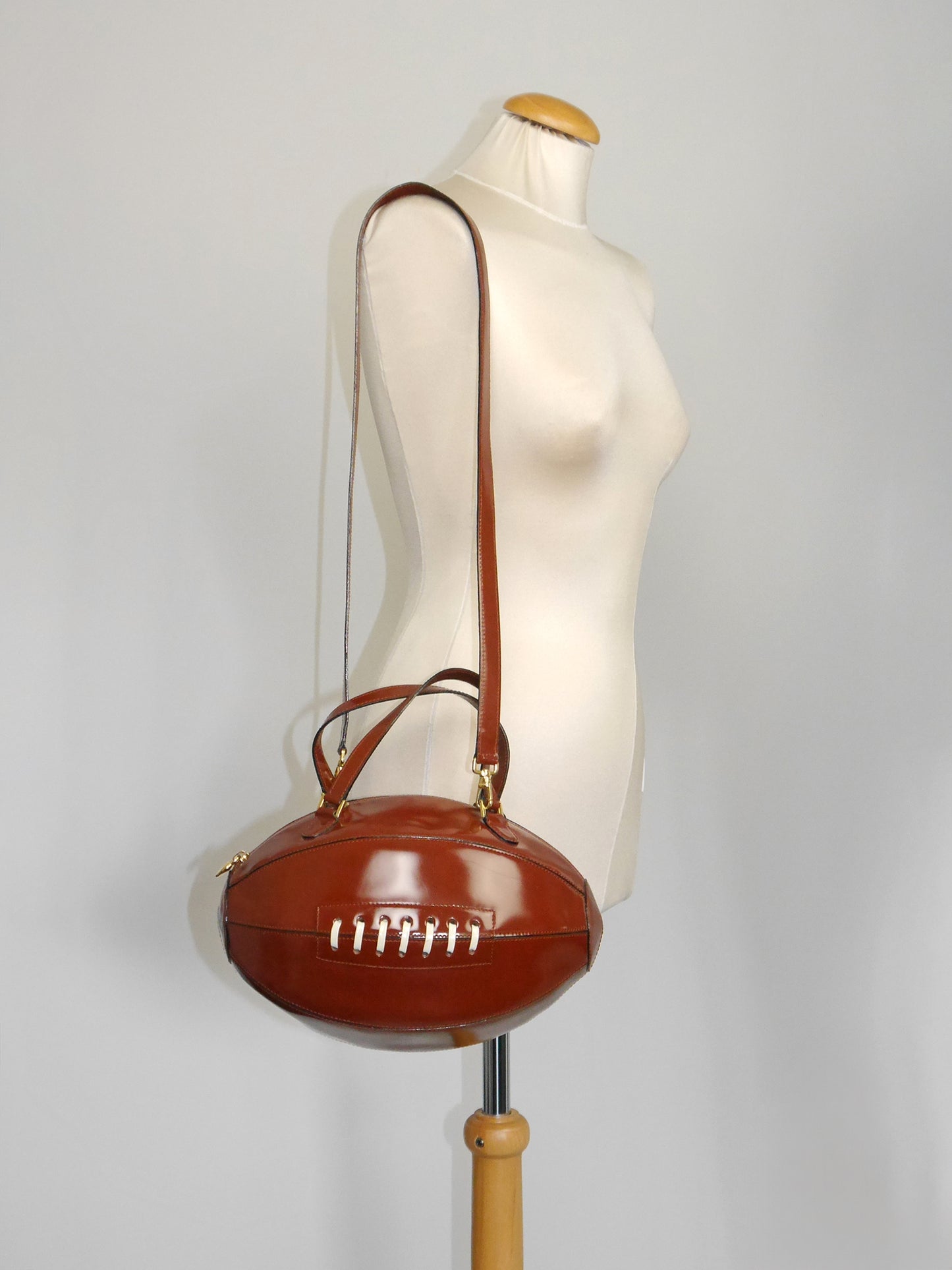 MOSCHINO by Redwall 1990s 2000s Vintage American Football Novelty Handbag