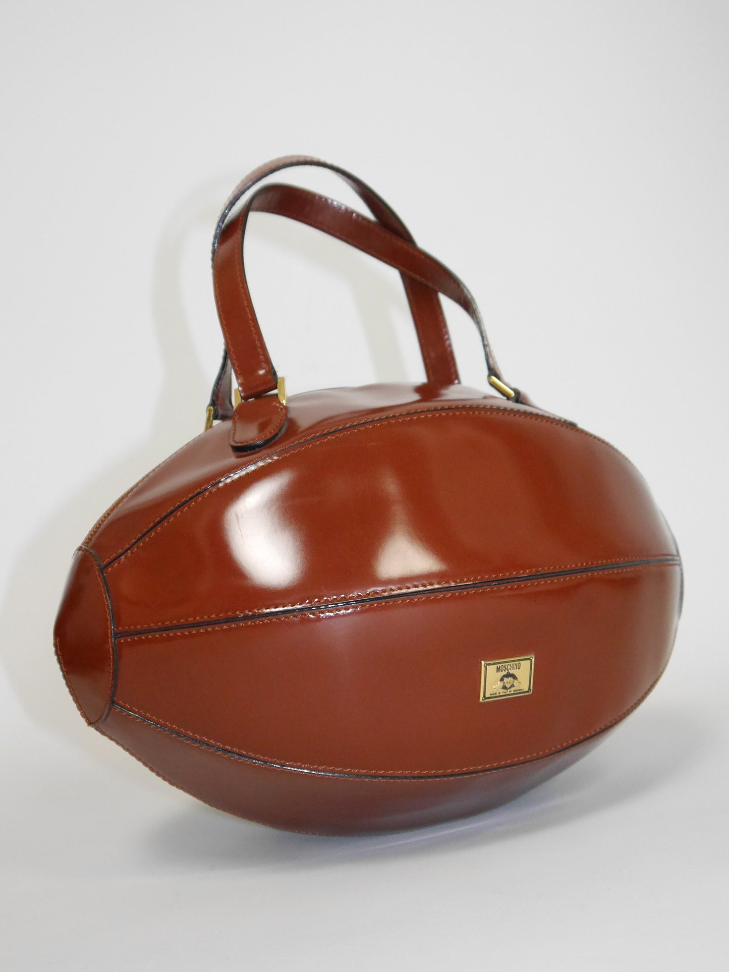 MOSCHINO by Redwall 1990s 2000s Vintage American Football Novelty Handbag