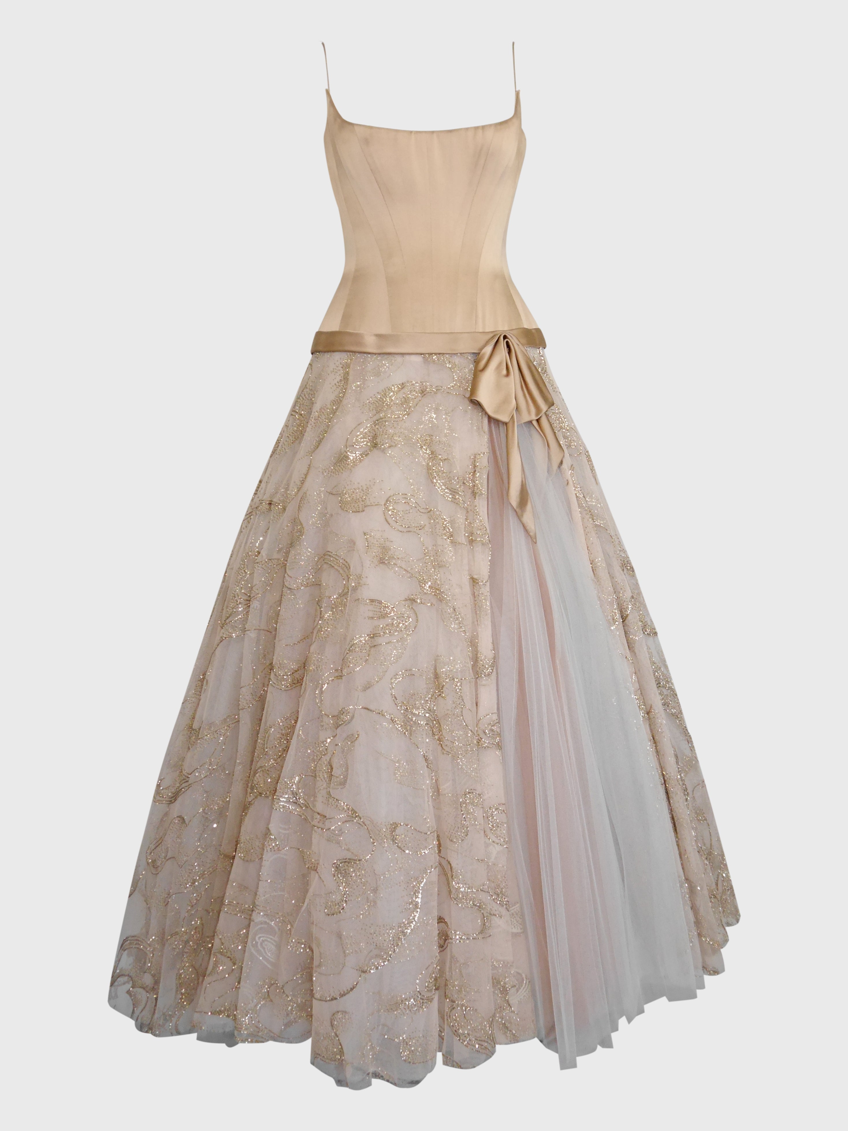 90s Aspeed White Formal Wedding Dress Size 10 Mock Corset Rosettes - Ruby  Lane
