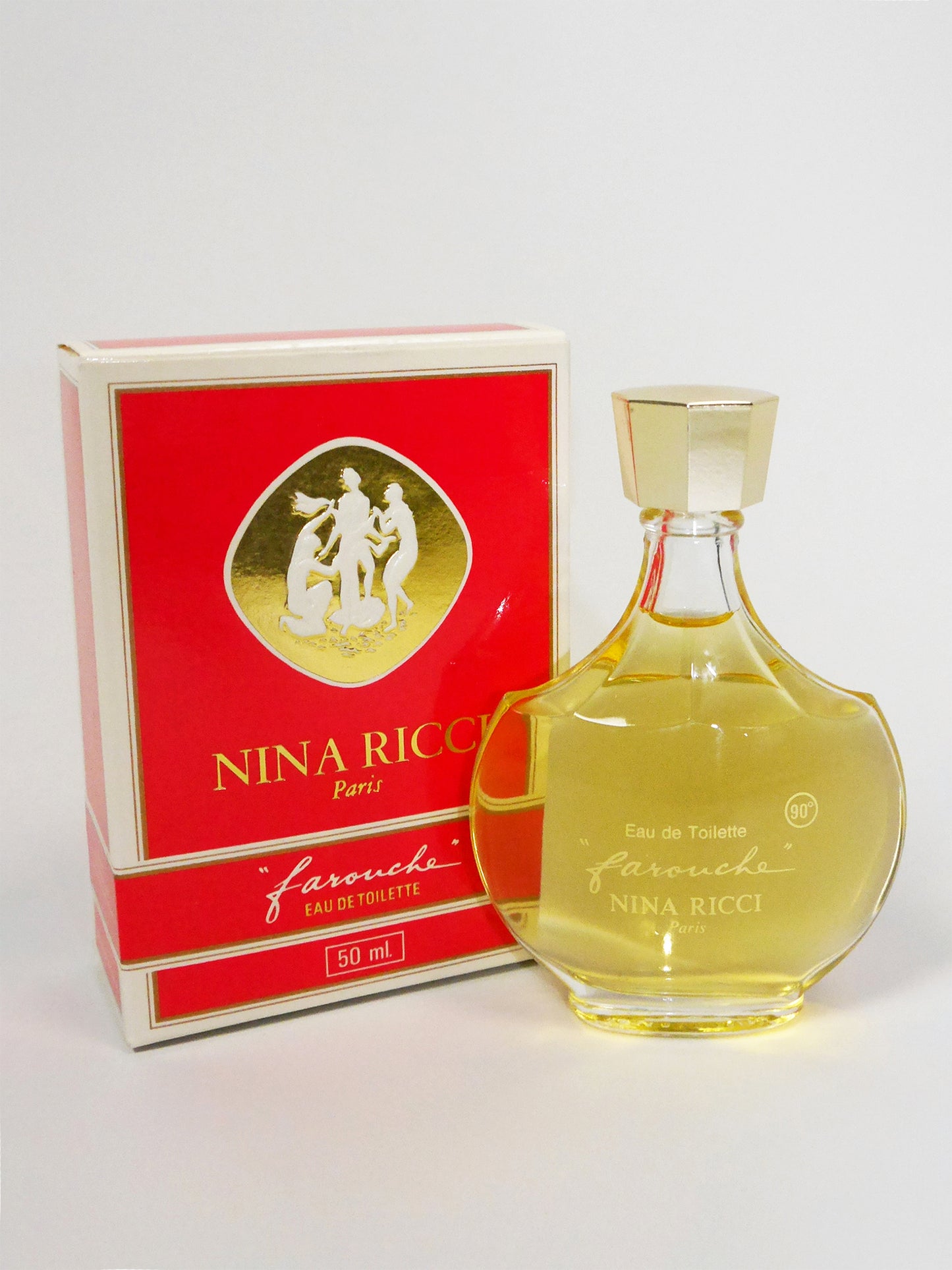 NINA RICCI Farouche (1973) 50 ml Eau de Toilette EdT Splash 1970s 1980s Vintage Perfume Parfum