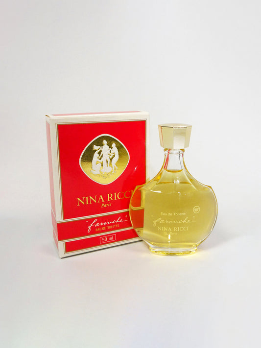 NINA RICCI Farouche (1973) 50 ml Eau de Toilette EdT Splash 1970s 1980s Vintage Perfume Parfum