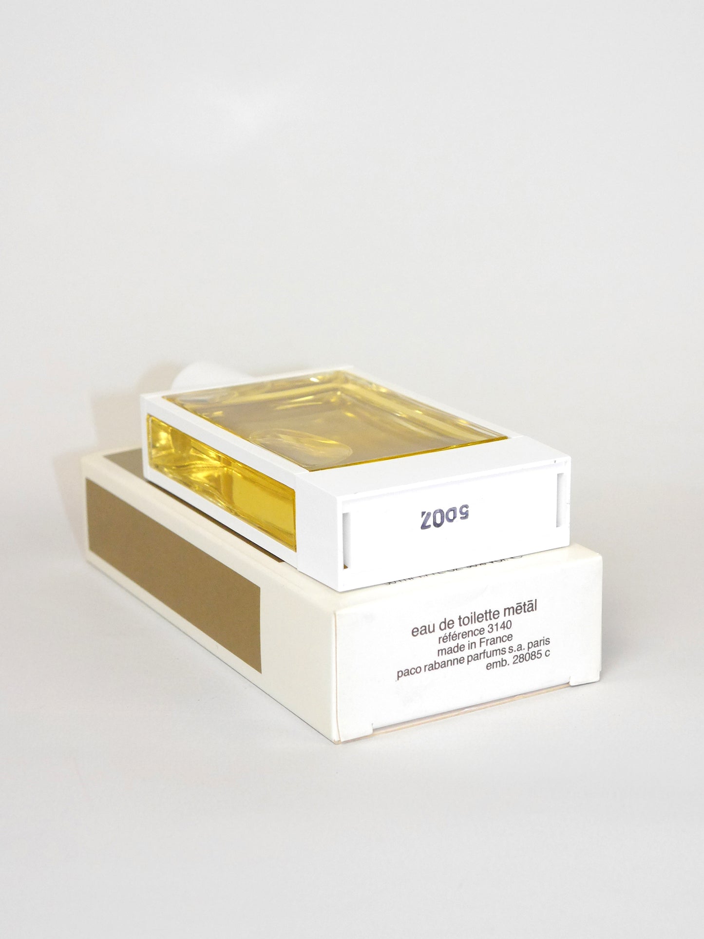 PACO RABANNE Eau de Mētāl (1979) 50 ml Eau de Toilette EdT Splash 1980s Vintage Perfume Parfum
