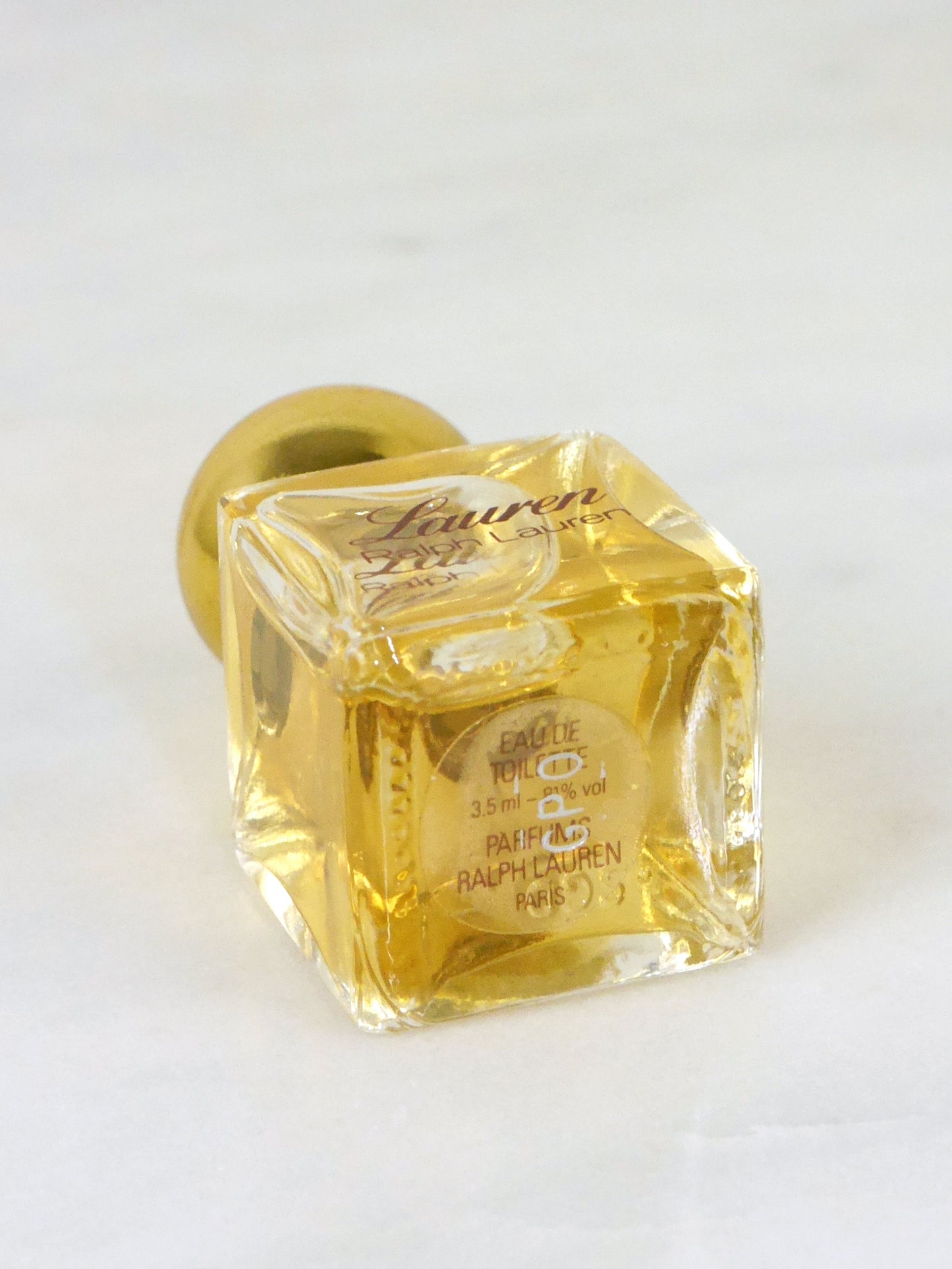 RALPH LAUREN Lauren (1978) 3,5 ml Eau de Toilette Miniature EdT 1970s 1980s Vintage Perfume Parfum