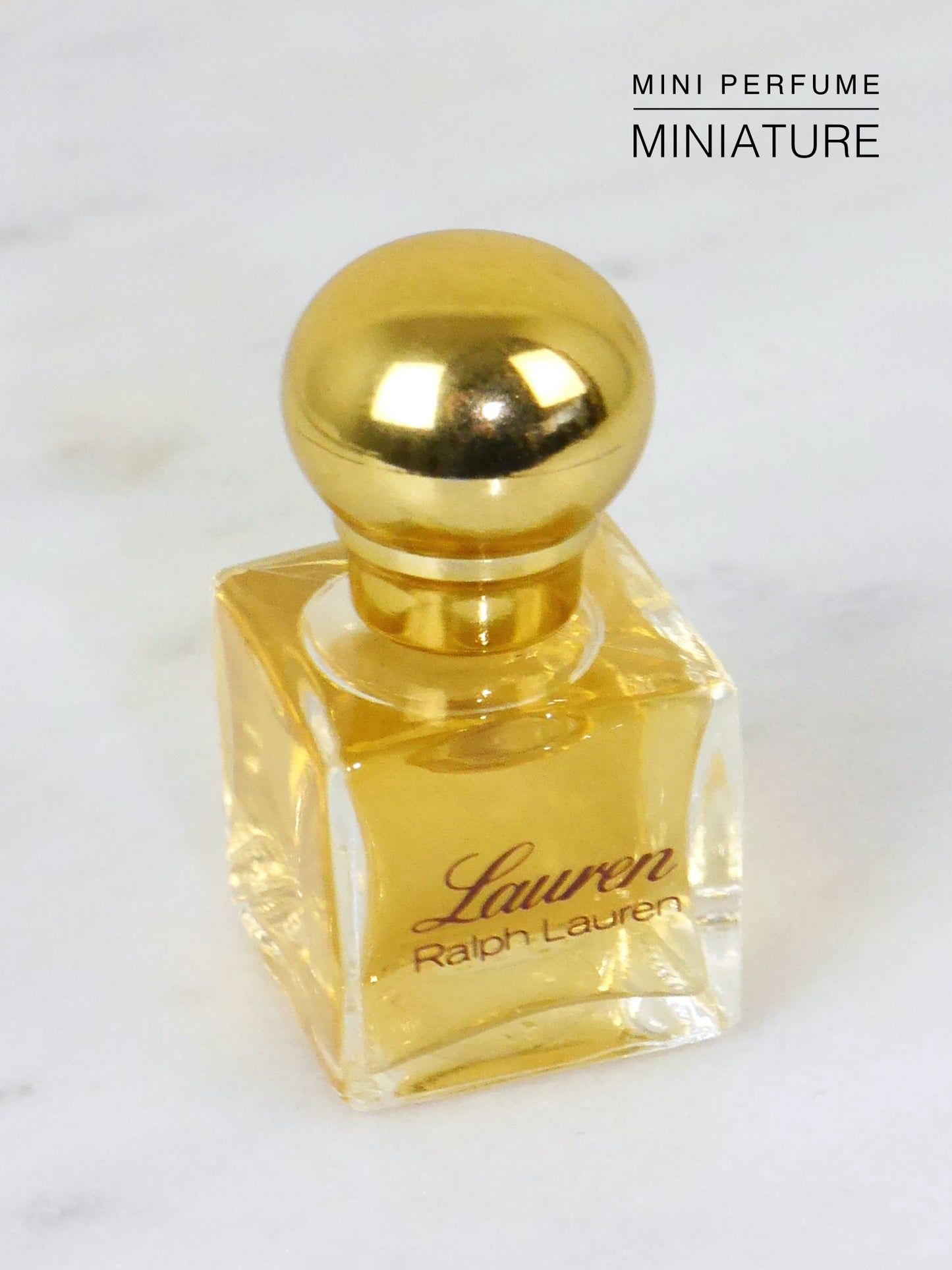 RALPH LAUREN Lauren (1978) 3,5 ml Eau de Toilette Miniature EdT 1970s 1980s Vintage Perfume Parfum