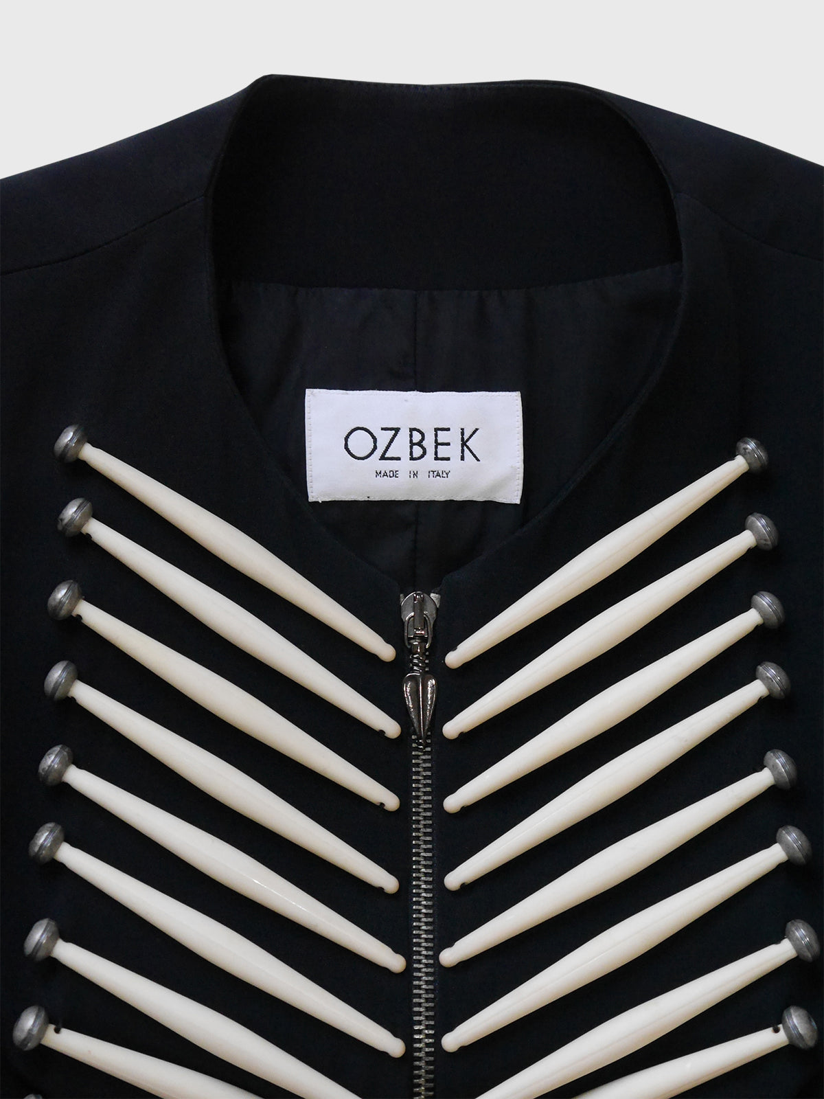 RIFAT OZBEK Spring 1992 Vintage Documented Boned Jacket