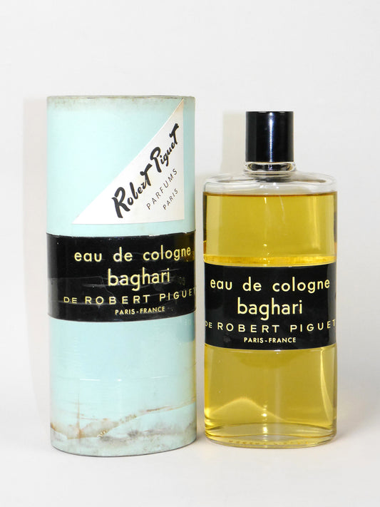 ROBERT PIGUET Baghari (1950) 240 ml Eau de Cologne EdC Splash  1950s 1960s Vintage Perfume Parfum