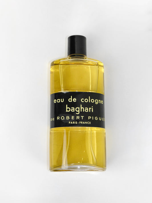 ROBERT PIGUET Baghari (1950) 240 ml Eau de Cologne EdC Splash  1950s 1960s Vintage Perfume Parfum