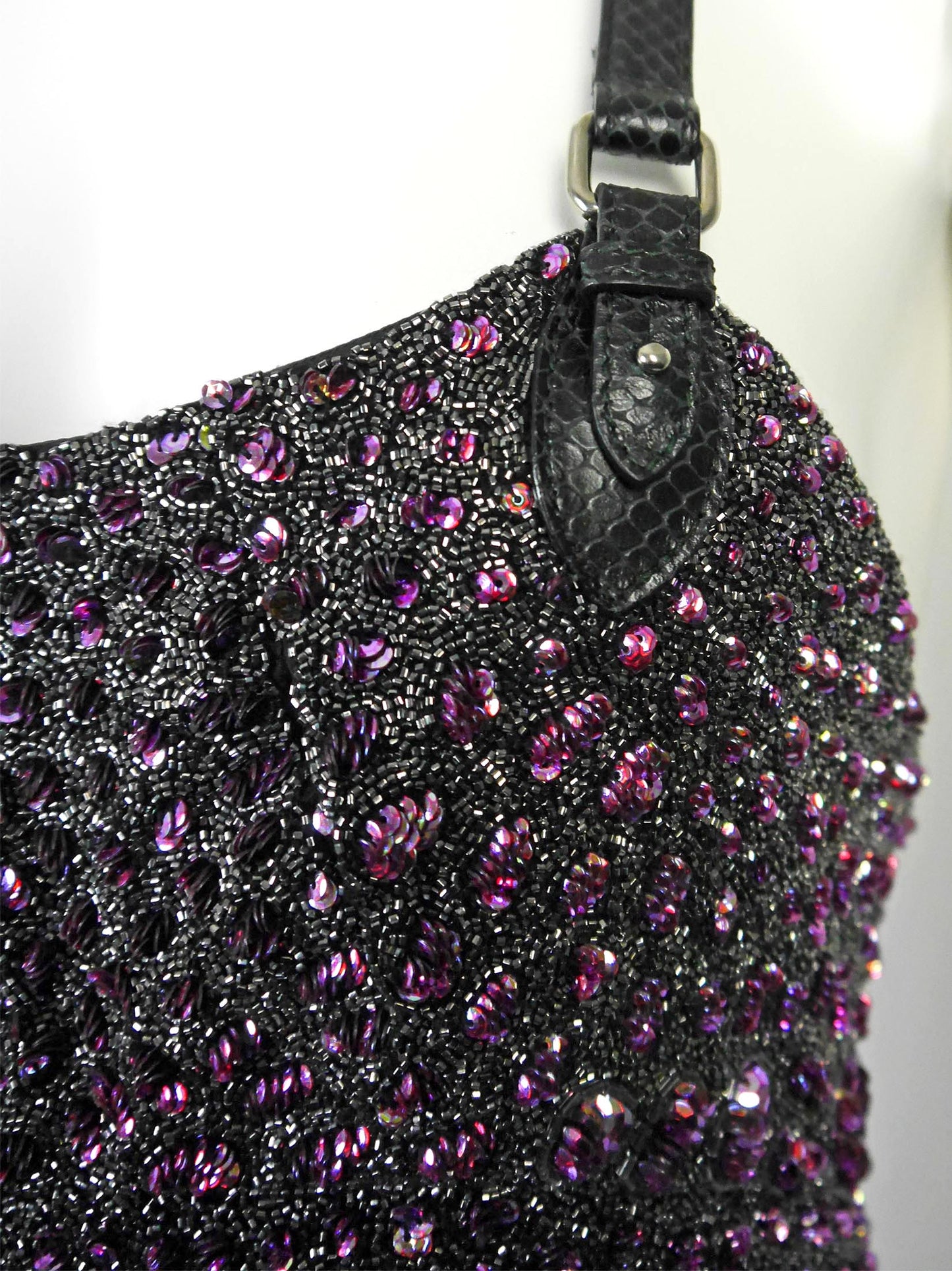 ROBERTO CAVALLI Fall 2012 Vintage Fully Beaded Harness Mini Dress Size XS