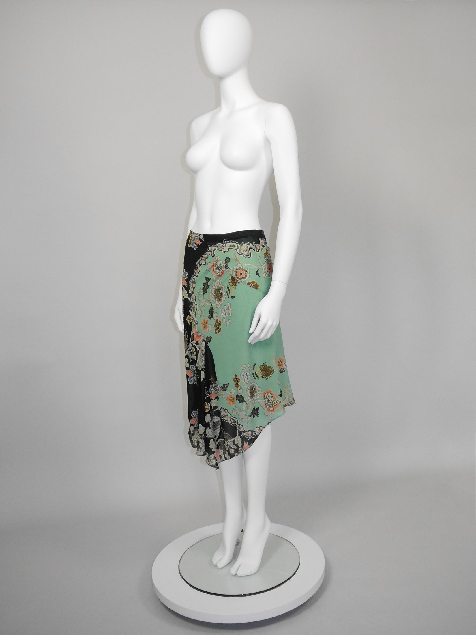 ROBERTO CAVALLI SPRING 2004 FLOWY LIGHTWEIGHT SILK | Depop
