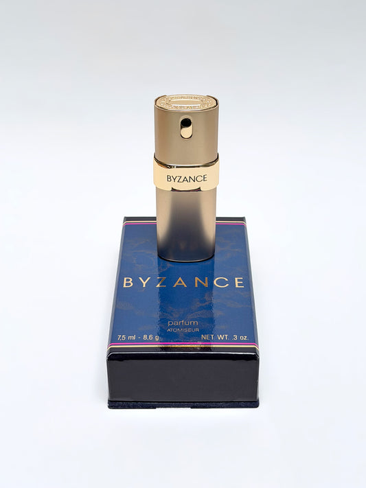 ROCHAS Byzance (1987) 7,5 ml Perfume Purse Spray w/ Box Vintage Parfum Discontinued