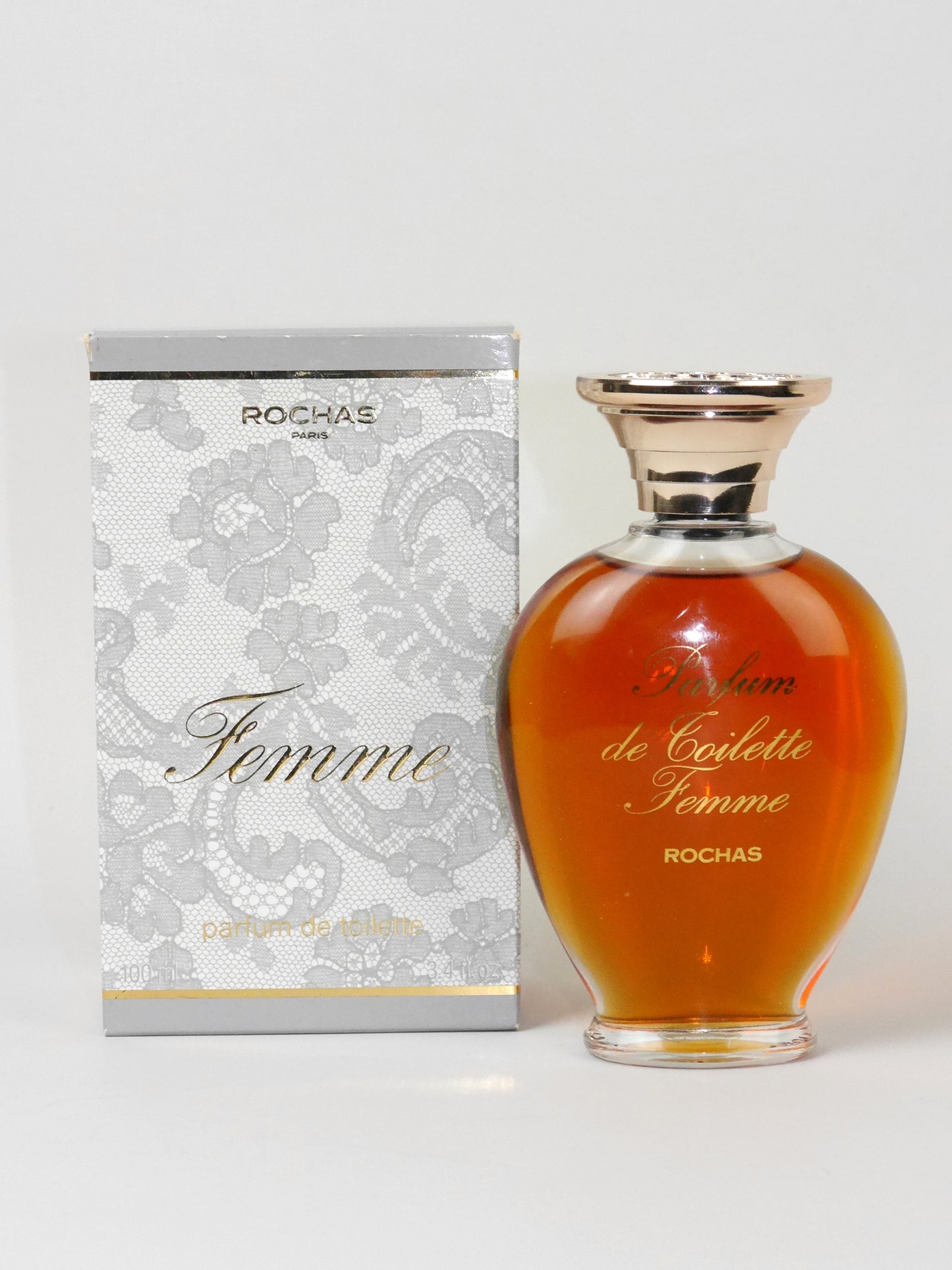 ROCHAS Femme (1948) 100 ml Parfum de Toilette EdT Splash 1980s Vintage Perfume
