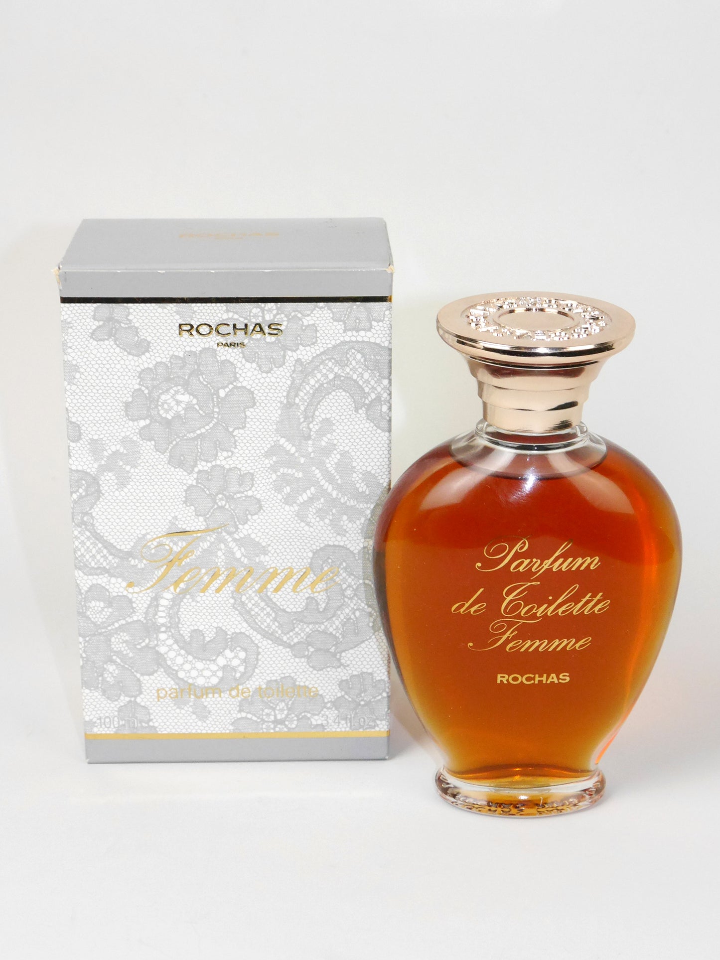 ROCHAS Femme (1948) 100 ml Parfum de Toilette EdT Splash 1980s Vintage Perfume