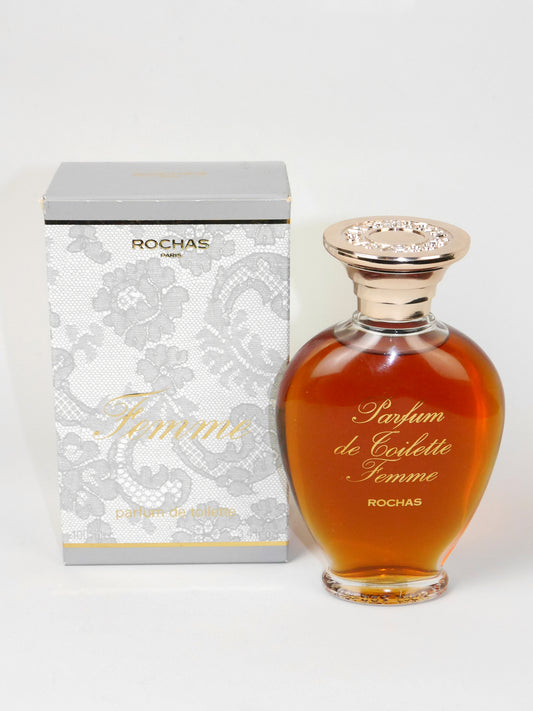 ROCHAS Femme (1948) 100 ml Parfum de Toilette EdT Splash 1980s Vintage Perfume