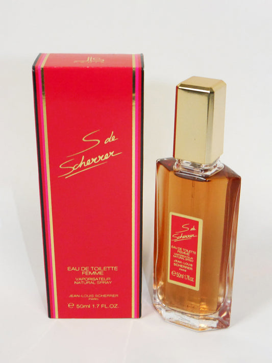 JEAN-LOUIS SCHERRER S de Scherrer (2006) 50 ml Eau de Toilette EdT Natural Spray Vaporisateur 2000s Vintage Perfume Parfum
