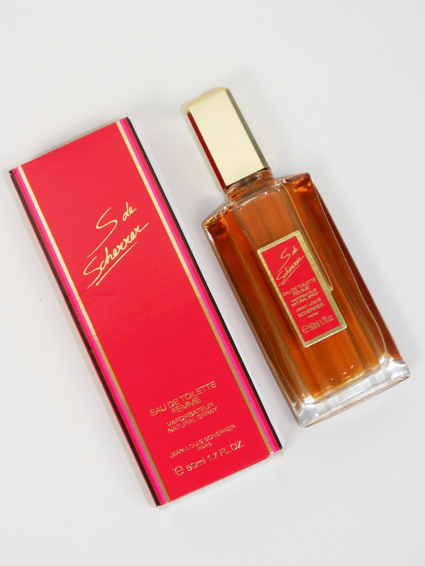 JEAN-LOUIS SCHERRER S de Scherrer (2006) 50 ml Eau de Toilette EdT Natural Spray Vaporisateur 2000s Vintage Perfume Parfum