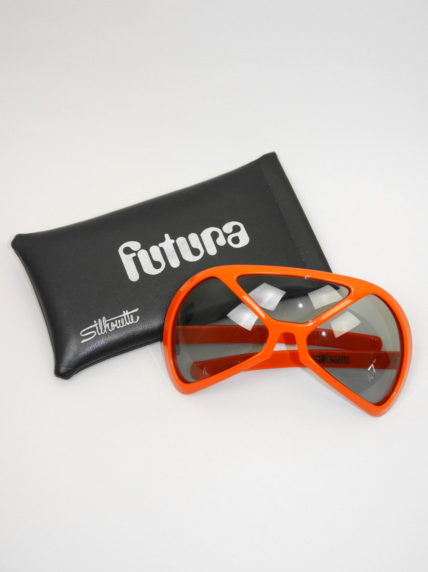SILHOUETTE Futura 570 1970s Vintage Sunglasses Orange