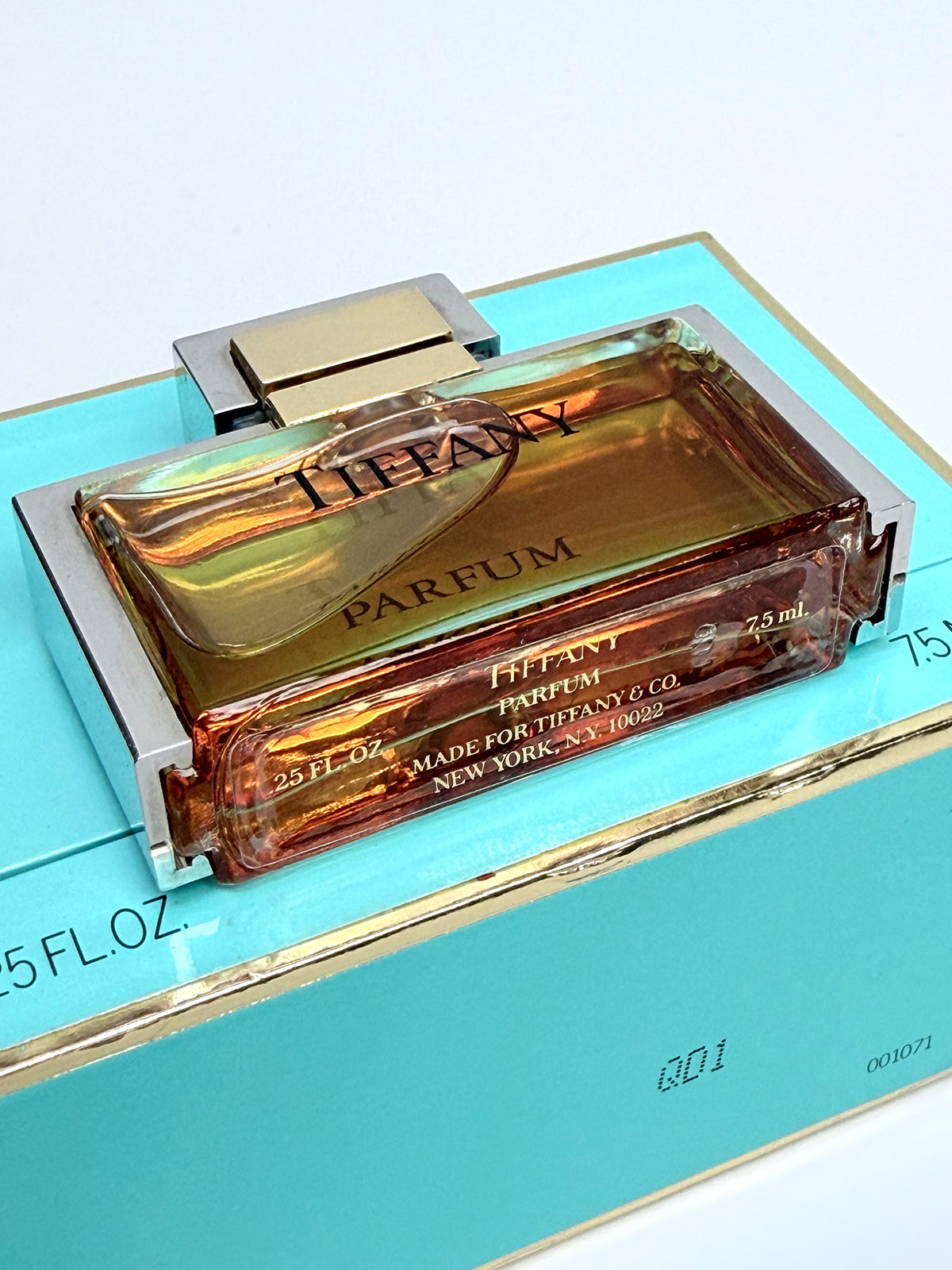 TIFFANY & CO. Tiffany (1987) 7,5 ml Parfum Splash w/ Box 1980s Vintage Perfume Discontinued