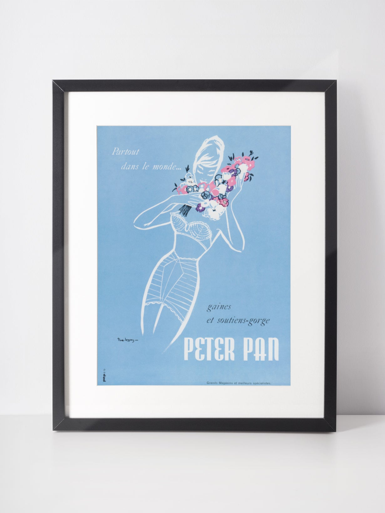 PETER PAN 1959 Vintage Print Advertisement 1950s Lingerie Ad