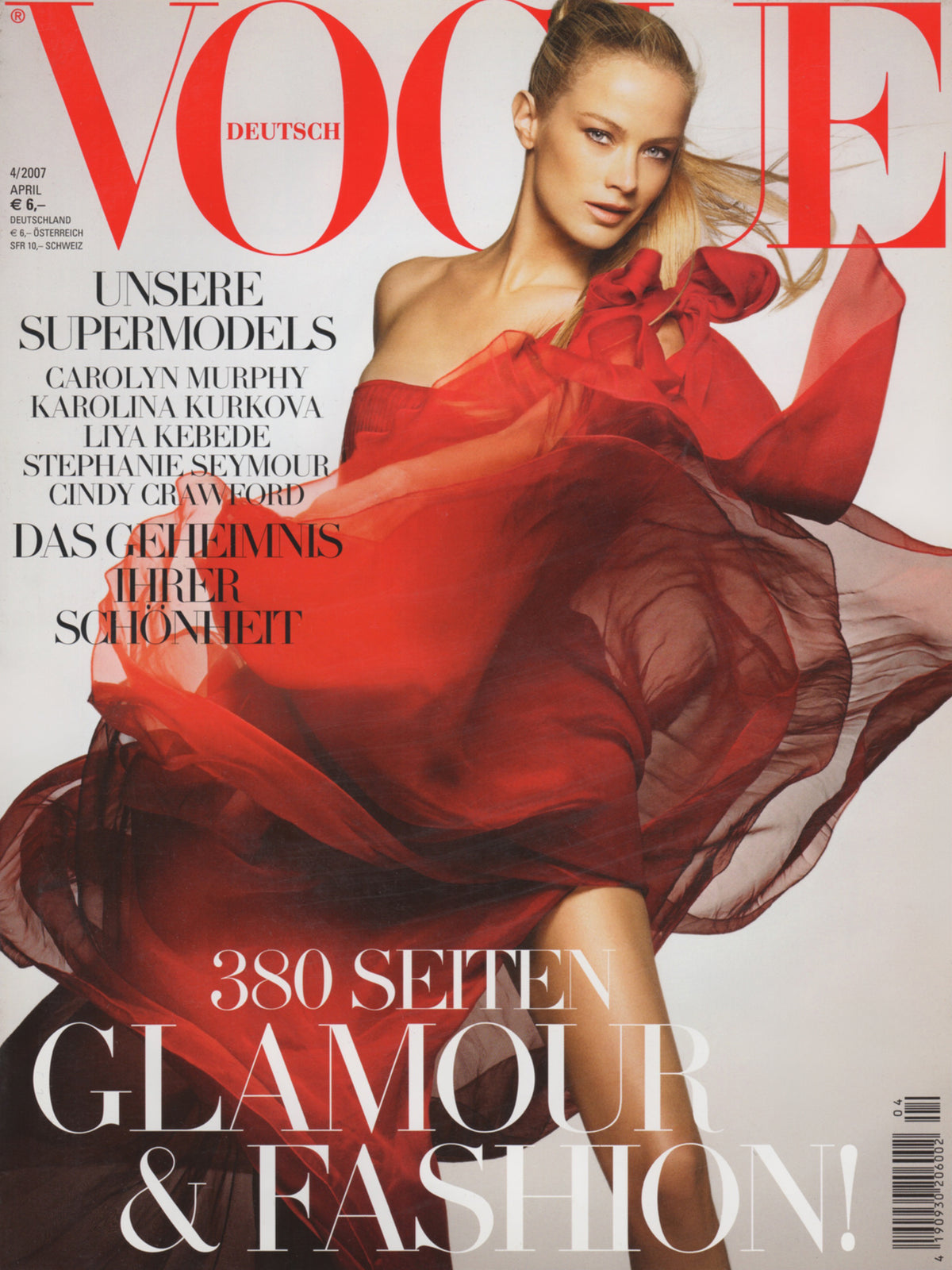 VOGUE GERMANY APRIL 2007 - SUPERMODEL ISSUE