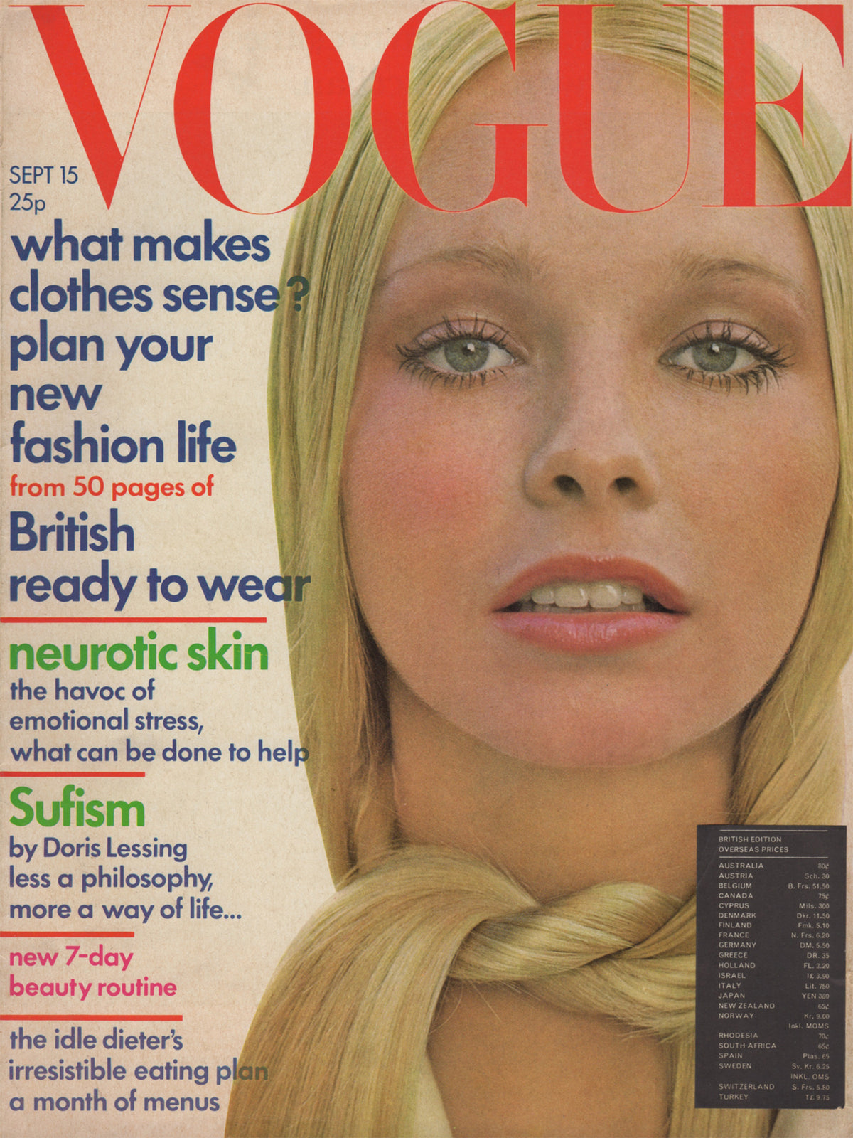 BRITISH VOGUE UK SEPTEMBER 15, 1971 - THE IMPERFECTS