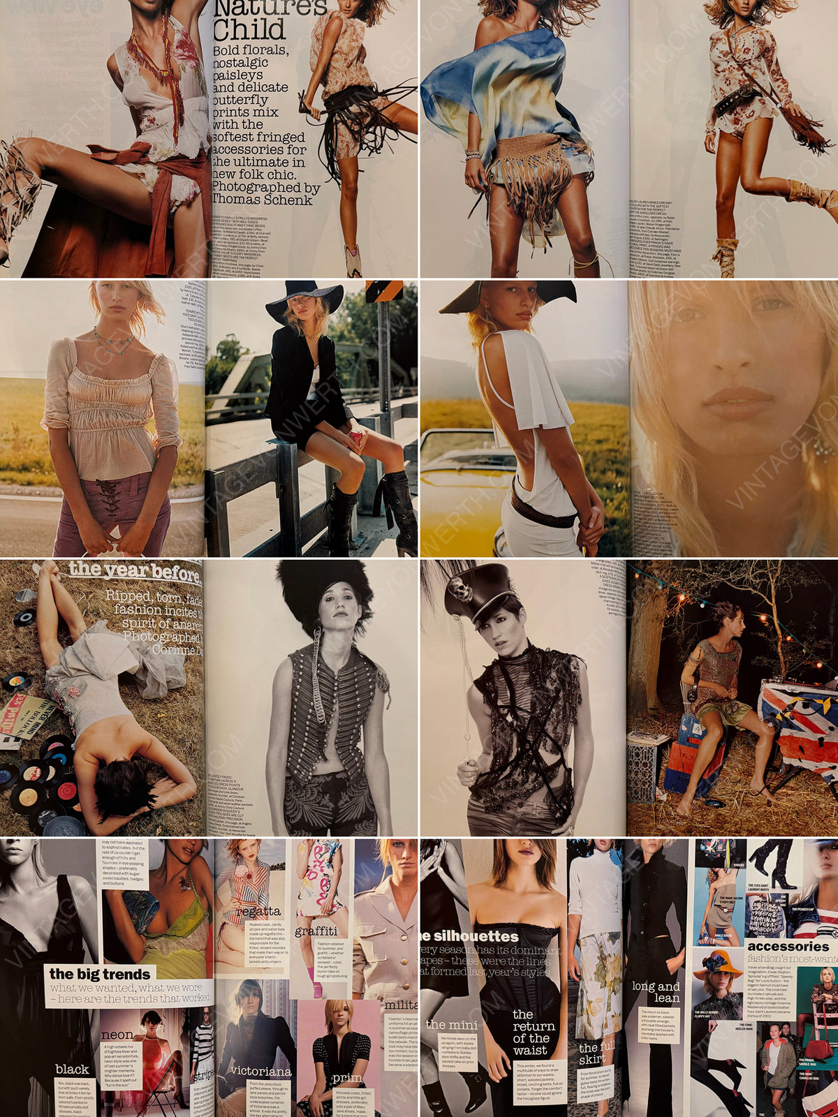 BRITISH VOGUE UK JANUARY 2002 - THE IMPERFECTS