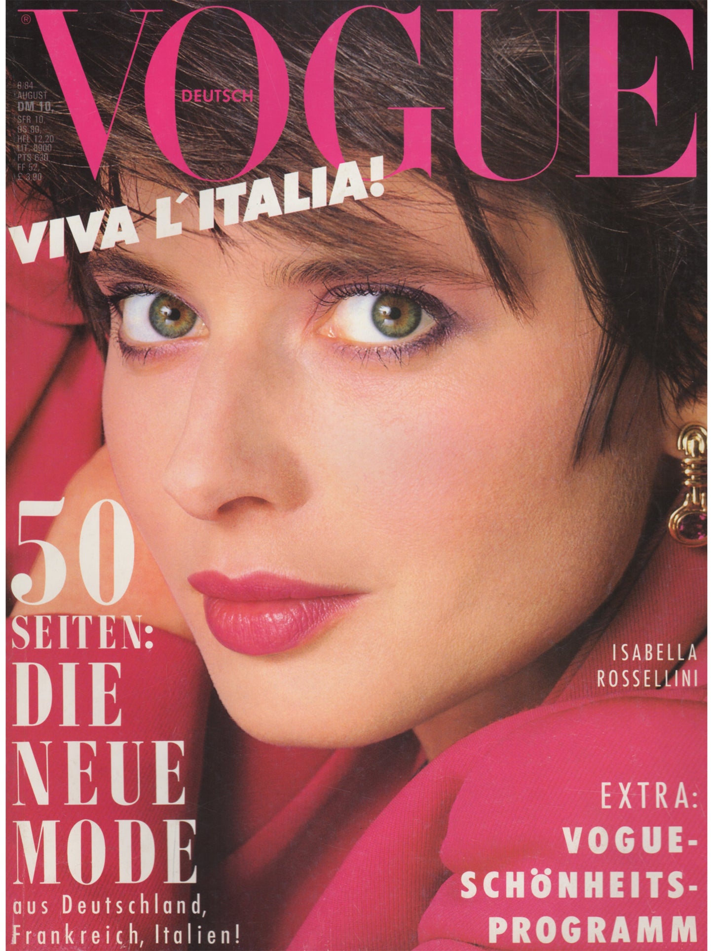 VOGUE GERMANY AUGUST 1984