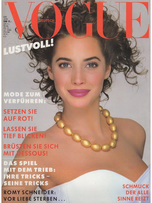 VOGUE GERMANY JUNE 1987