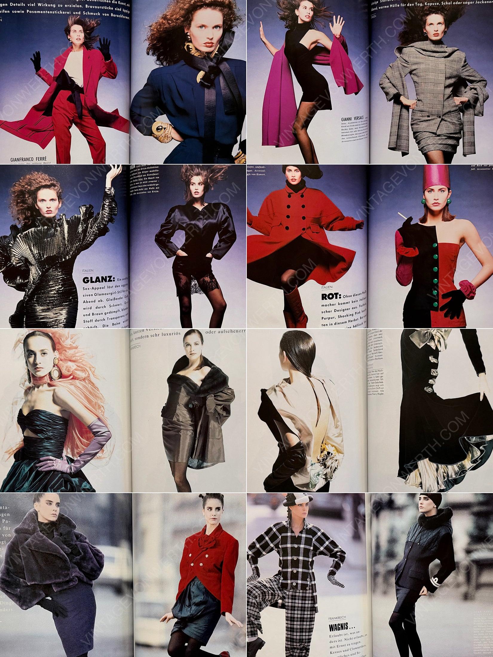VOGUE GERMANY JULY 1987 – VINTAGE VON WERTH
