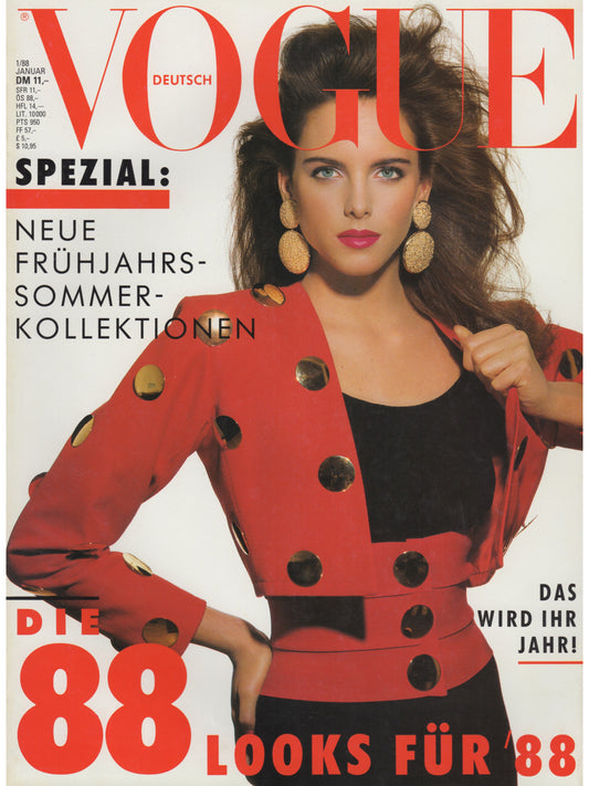 VOGUE GERMANY JANUARY 1988