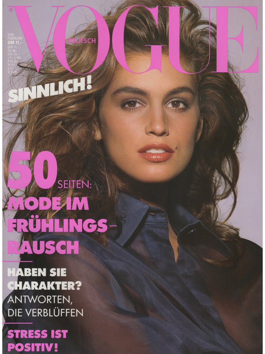 VOGUE GERMANY FEBRUARY 1989