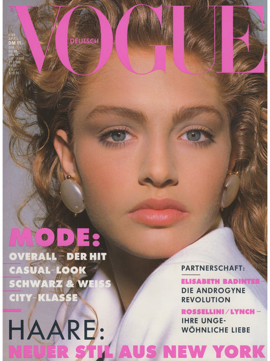 VOGUE GERMANY APRIL 1989