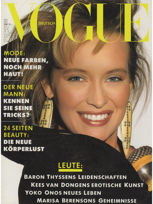VOGUE GERMANY MAY 1989