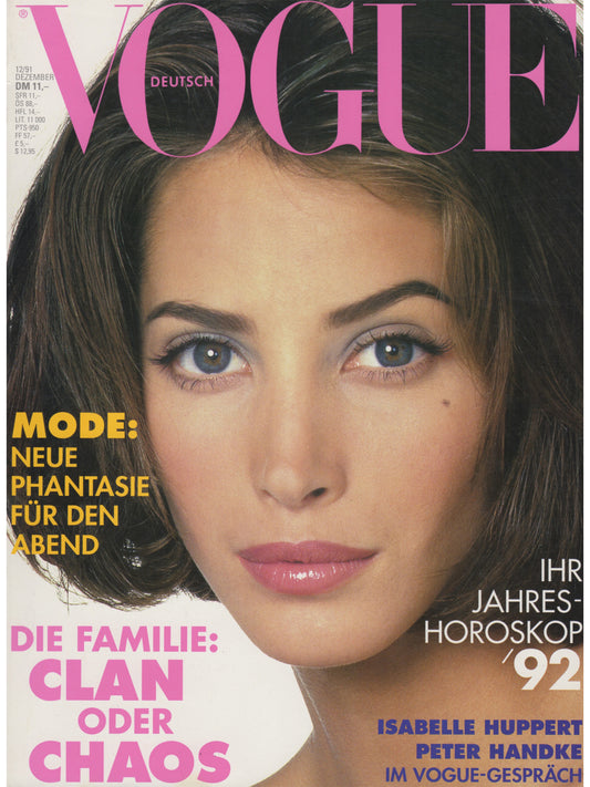 VOGUE GERMANY DECEMBER 1991