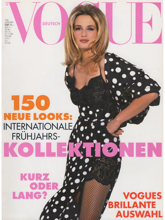 VOGUE GERMANY JANUARY 1992